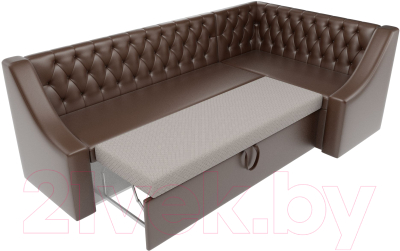 Уголок кухонный мягкий Mebelico Мерлин 210 правый / 100460