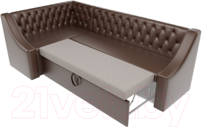 Уголок кухонный мягкий Mebelico Мерлин 210 левый / 100460