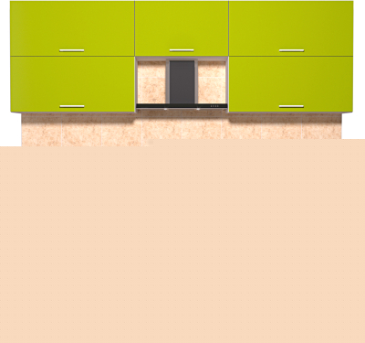 Готовая кухня Интерлиния Мила Gloss 60-22 - фото