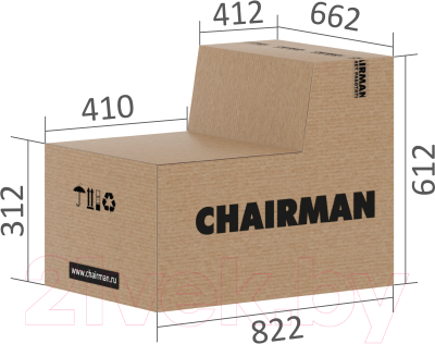 Кресло офисное Chairman 750