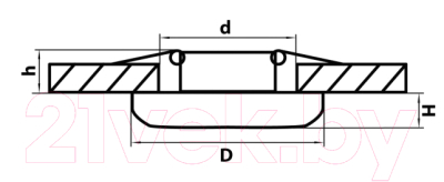 Точечный светильник Lightstar Monde 71156