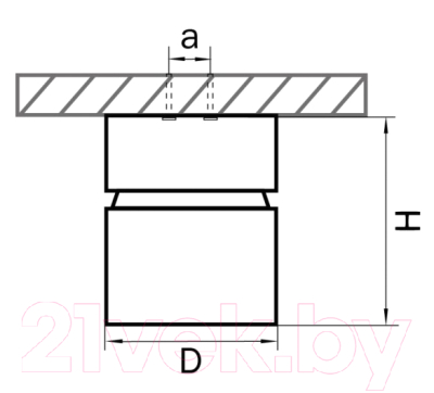Точечный светильник Lightstar Forte Muro 213837