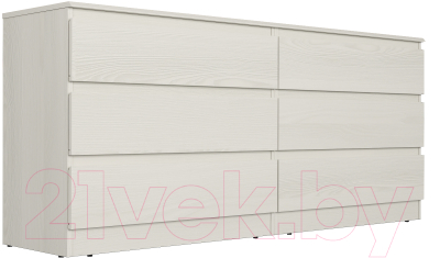 Комод Евва Турин ТР-6S/YA-S (ясень снежный) - фото