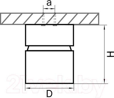 Точечный светильник Lightstar Forte Muro 214830