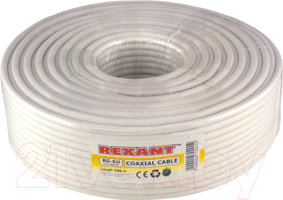 Кабель Rexant RG-6U+CU / 01-2221