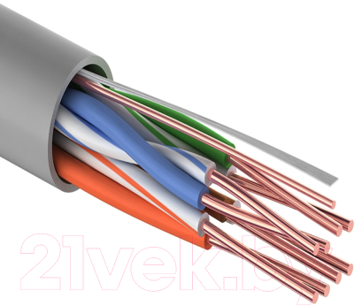 Кабель Rexant UTP 4PR 24AWG CAT5e / 01-0043 - фото