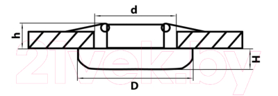 Точечный светильник Lightstar Monde 71017