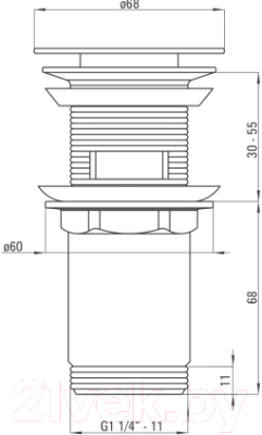 Донный клапан Deante NHC 010U