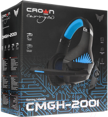Наушники-гарнитура Crown CMGH-2001