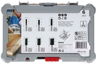 Набор фрез Bosch 2.607.017.465