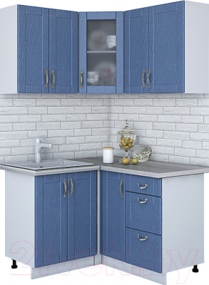 Готовая кухня Интерлиния Мила Крафт 1.2x1.3 - фото