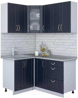 Готовая кухня Интерлиния Мила Крафт 1.2x1.5 - фото