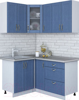 Готовая кухня Интерлиния Мила Крафт 1.2x1.5 - фото