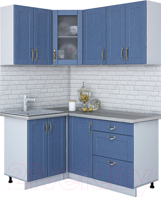 Готовая кухня Интерлиния Мила Крафт 1.2x1.6 - фото