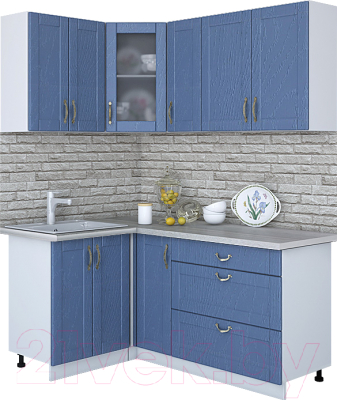 Готовая кухня Интерлиния Мила Крафт 1.2x1.7 - фото