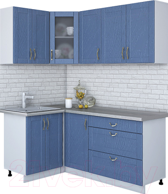 Готовая кухня Интерлиния Мила Крафт 1.2x1.8 - фото