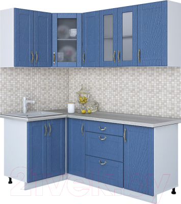 Готовая кухня Интерлиния Мила Крафт 1.2x1.9 - фото