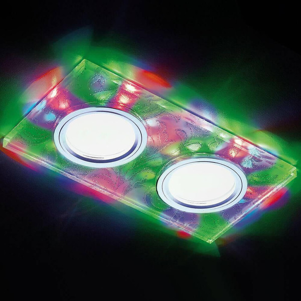 Точечный светильник Ambrella S234/2 W/CH/M