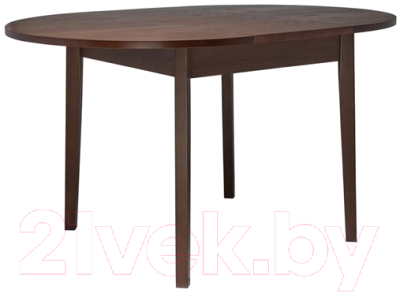 Обеденный стол Импэкс Leset Говард 1Р (орех шоколадный Т19) - фото