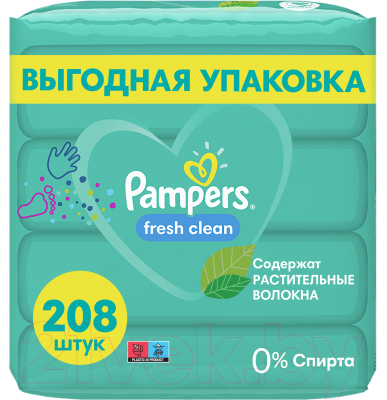 Влажные салфетки детские Pampers Fresh Clean