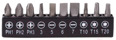 Набор головок, бит Rexant 12-6070