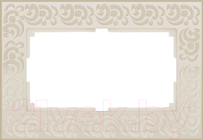 Рамка для выключателей и розеток Werkel WL05-Frame-01-DBL / a033484 - фото