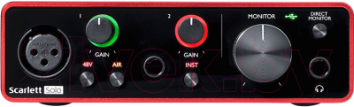 Аудиоинтерфейс Focusrite Scarlett Solo 3rd gen