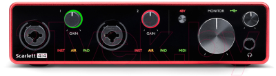 Аудиоинтерфейс Focusrite Scarlett 4i4 3rd gen