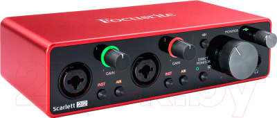 Аудиоинтерфейс Focusrite Scarlett 2i2 3rd gen - фото