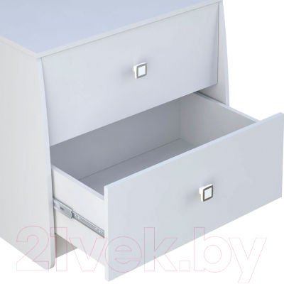 Комод Polini Kids Simple 4100 с 2 ящиками (белый)