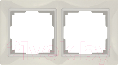 Рамка для выключателей и розеток Werkel Basic WL03-Frame-02 / a036631 - фото