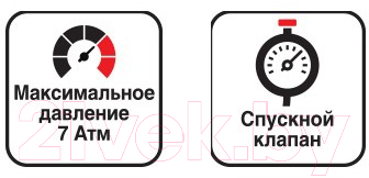 Манометр шинный AVS YF-205