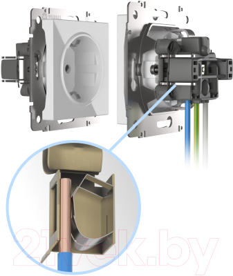 Розетка Werkel WL06-10-01 / a041201