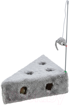 Игрушка для кошек Trixie Сыр с мышью и 3 мячиками 4505 - фото