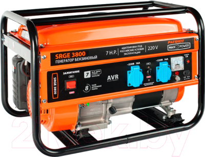 Бензиновый генератор PATRIOT Max Power SRGE 3800 - фото