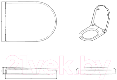 Сиденье для унитаза Cersanit Granta