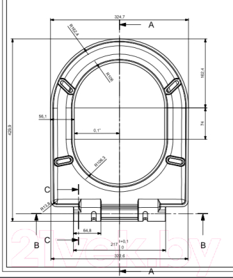 Сиденье для унитаза Cersanit Granta