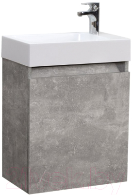 Тумба под умывальник Belux Темпо НП 50 (31, бетон чикаго/светло-серый) - фото