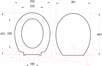 Сиденье для унитаза Roca Victoria ZRU8013900
