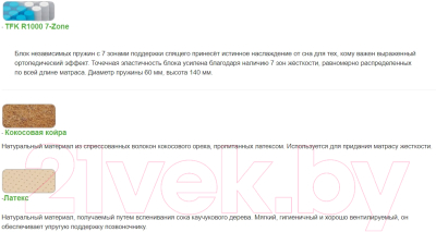 Матрас Vegas Balance 80x190