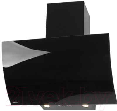 Вытяжка наклонная Akpo Clarus Eco 60 WK-4 (черный) - фото