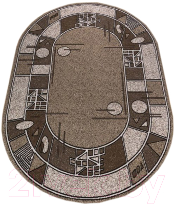 Ковер Белка Лайла Де Люкс Овал 15804 10822 - фото