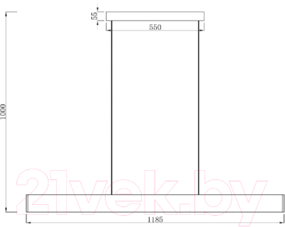 Потолочный светильник Arte Lamp Largo A2505SP-2BK