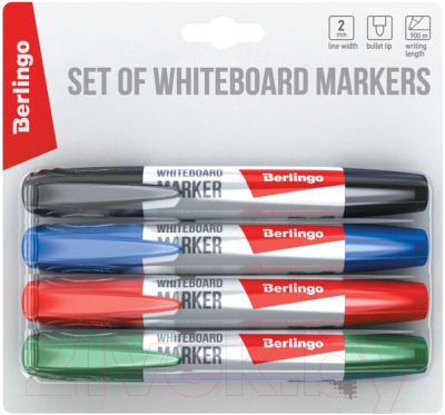 Набор маркеров Berlingo 3650/8BC - фото
