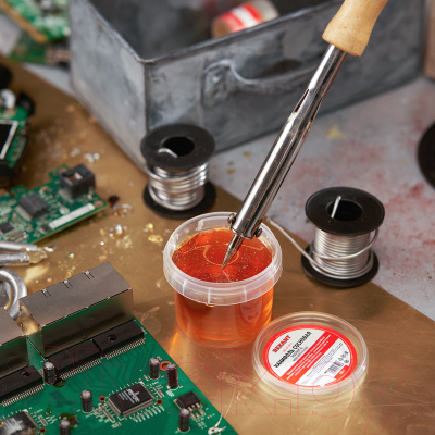 Канифоль для пайки Rexant Сосновая марки А / 09-3711