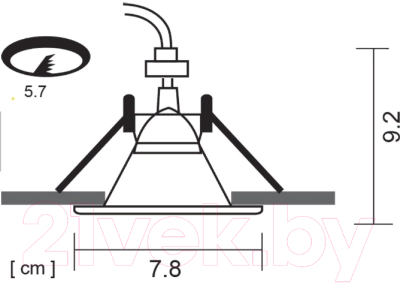 Точечный светильник Arte Lamp Taurus A6668PL-1WH