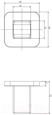 Душевой держатель Omnires 8815ABL