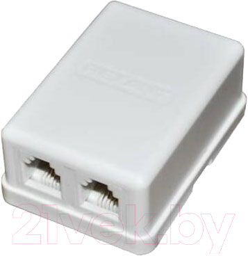 Розетка Rexant 2 6P-4C / 03-0002 - фото