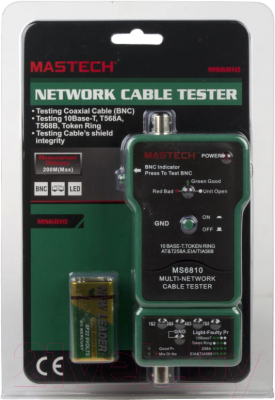 Кабельный тестер Mastech MS6810
