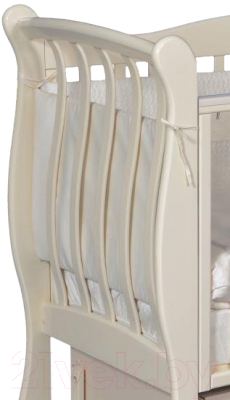 Детская кроватка Антел Luiza-3 (белый)